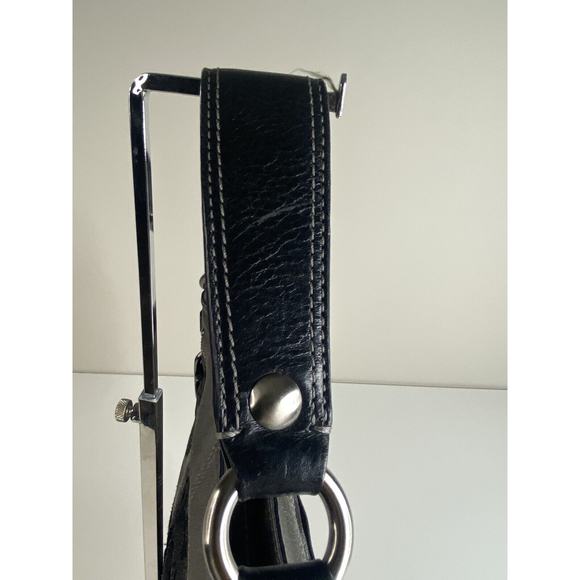 Coach Zoe Patchwork Silver Animal Print Black Gray Purse Suede Model f0873-12901 - Picture 12 of 16